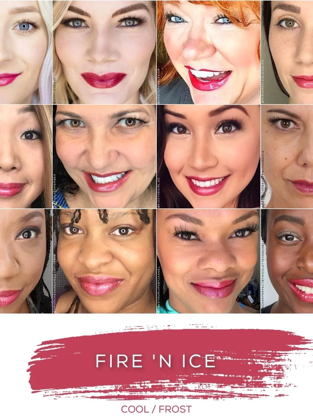 Lipsense by SeneGence new unopened full size long lasting lipstickFire 'N Ice
